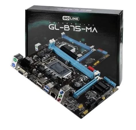 PLACA MADRE GOLINE GL B75 MA LGA1155 DDR3 HDMI VGA 3RA GENERACION Complus