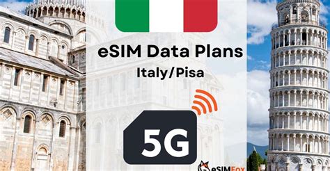 Pisa Esim Internet Data Plan For Italy High Speed G G