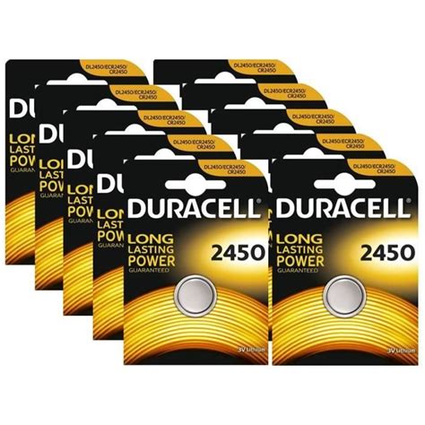 X Duracell Cr Batterie Lithium Pile Pile Dl K L