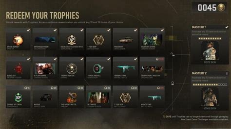 Modern Warfare 2 And Warzone 2 Trophy Hunt Event Camo Challenges