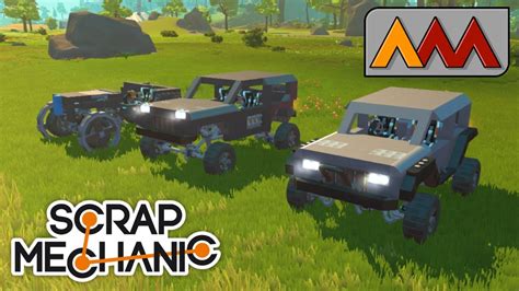 Piston Powered Rock Crawlers 4x4 Scrap Mechanic Youtube