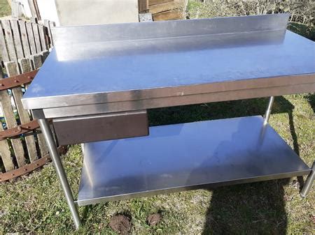 TABLE INOX 1600X700 AVEC DOSSERET à 250 42300 ROANNE Loire