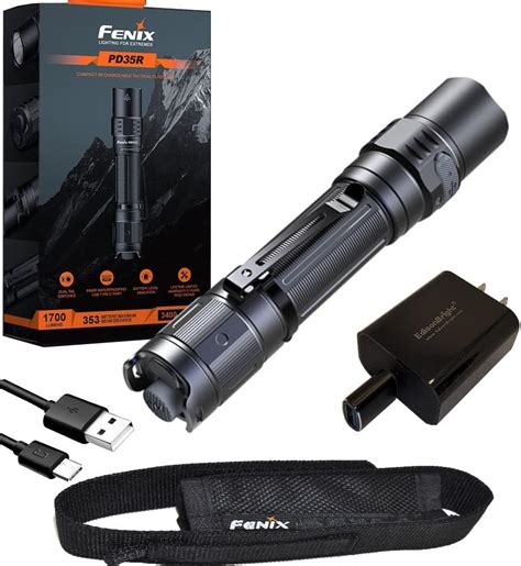 Edisonbright Fenix Pd R Lumen Rechargeable Led Tactical