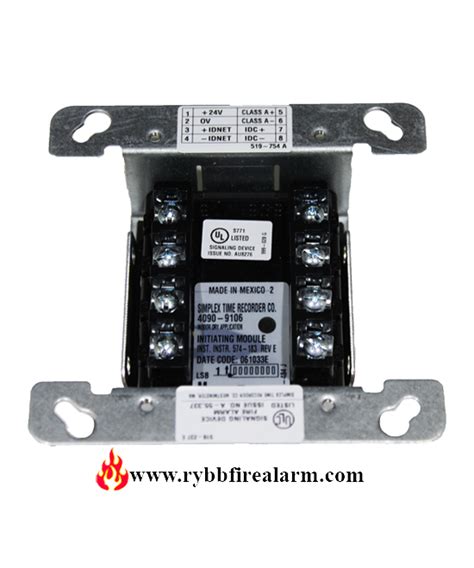 Notifier Fmm Addressable Monitor Module Rybb Fire Alarm