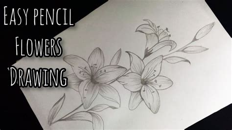 How To Draw Flowers Easy Step By Step Tutorial For Beginners Youtube