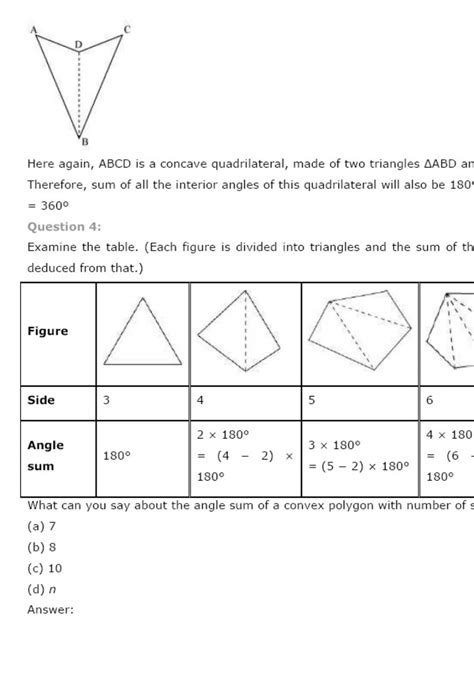 Unit Polygons And Quadrilaterals Homework Angles Of Poly