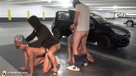 Gay Orgy On The Parking Lot Of Nanterre 1 Gay Porn Video On AndoliniXXL