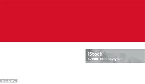 Bendera Monoco Yang Sangat Rinci Monoco Flag High Detail Bendera