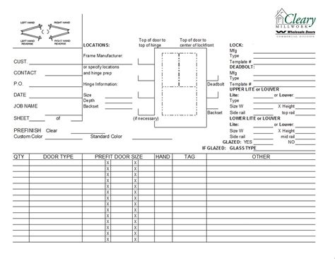 Wholesale Doors and Cleary Machining Sheet by clearymillwork - Issuu