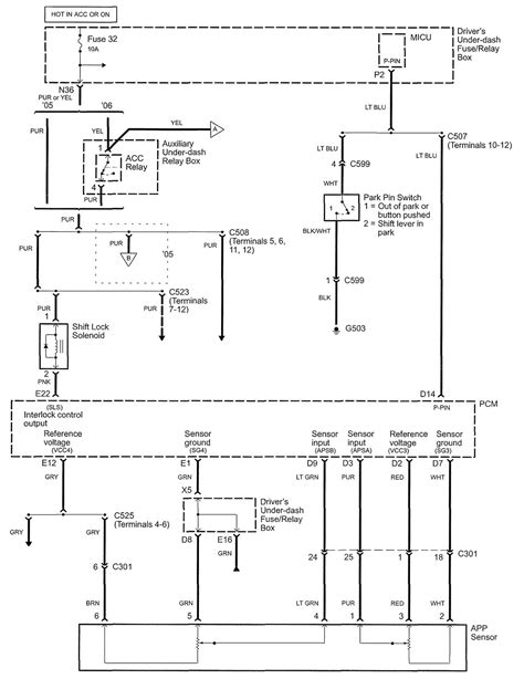 Acura Rl Wiring Diagrams Shift Interlock Carknowledge Info