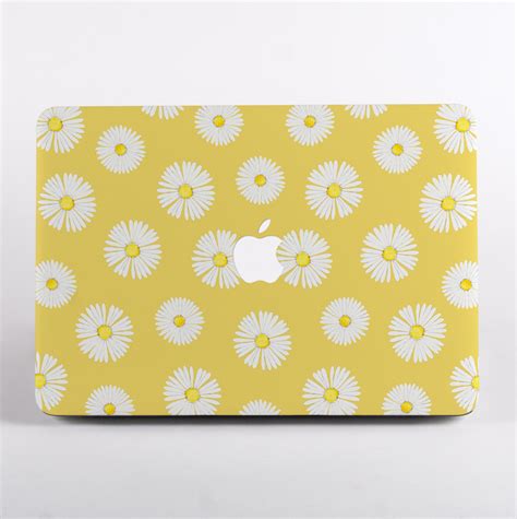 Floral Macbook Air Case Unique Design Premium Protection Daisy