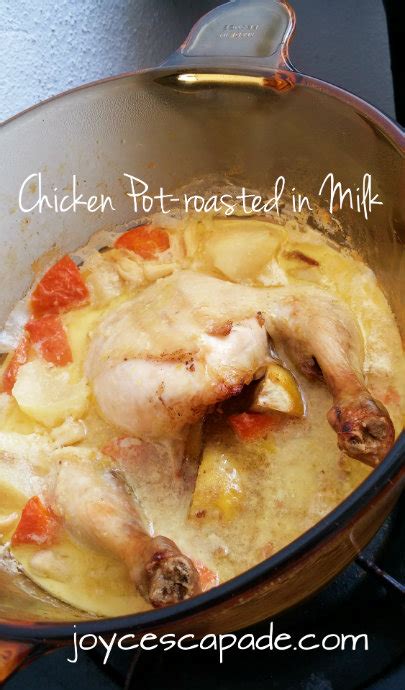 Chicken Pot Roasted In Milk Diana Henry Joy N Escapade