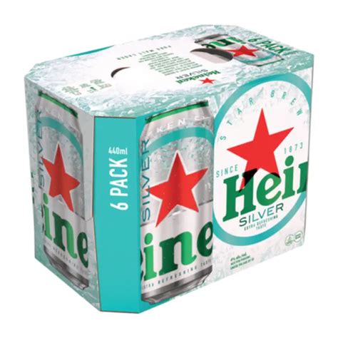 Ultra Liquors - Cresta - HEINEKEN SILVER CAN 440ML x 6