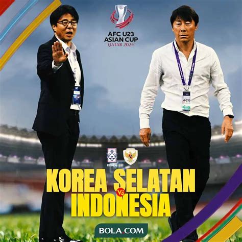 Duel Pelatih Timnas Indonesia U Vs Korsel Di Piala Asia U