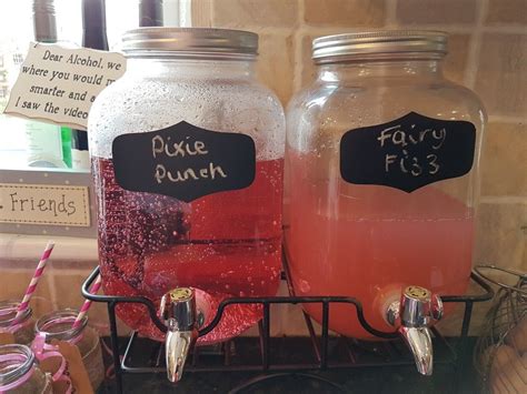 Pixie Punch And Fairy Fizz In 2024 Fizz Drinks Pixie Party Garden