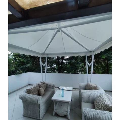 White Iron Roof Top Gazebo Canopy at ₹ 200/piece in Bhopal | ID ...
