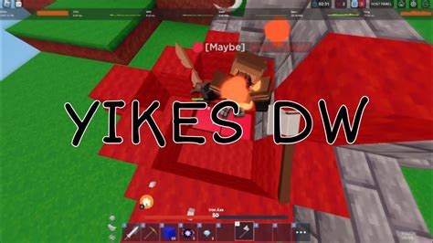 Mis Vs Dw Friendly Clan War Roblox Bedwars Youtube