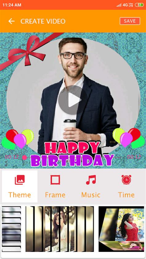 Android için Birthday video maker Brother with photo and song APK İndir