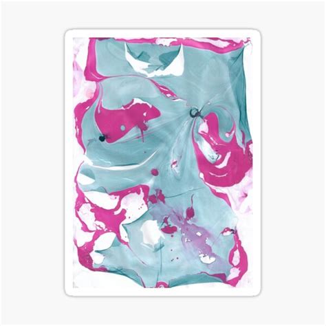 Marbled Sticker For Sale By Lovetocats Redbubble