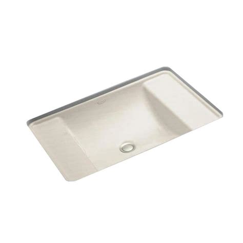 Kohler Ledges Undermount Cast Iron Bathroom Sink In Cane Sugar With