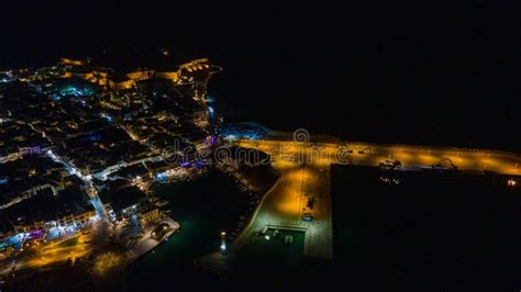 Nightlife in Rethymno, Crete, Greece Stock Photo - Image of poster, screenshot: 220761548