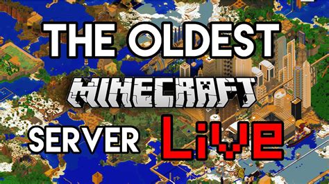 Exploring Oldest Server In Minecraft Live Youtube