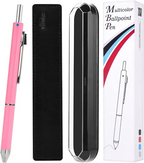 Amazon SMTTW 4 In 1Multicolor Pen Mechanical Pencil Black Red