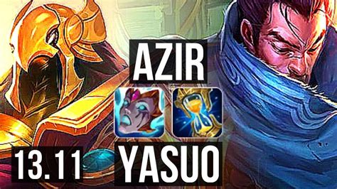 Azir Vs Yasuo Mid M Mastery Games Kr Challenger