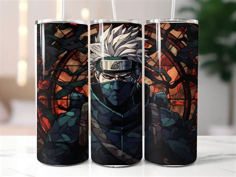 Kakashi 20oz Skinny Tumbler Etsy