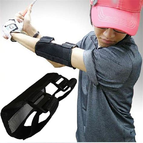 Greensen Golf Swing Training Aids Straight Practice Elbow Brace Swingtrainer Alarm Corrector