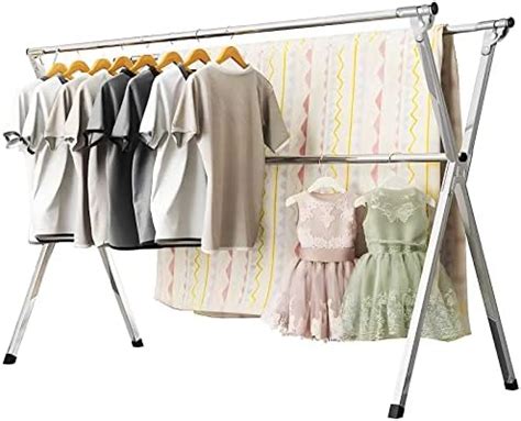 Jauree Inches Clothes Drying Rack Clothing Folding Indoor Outdoor