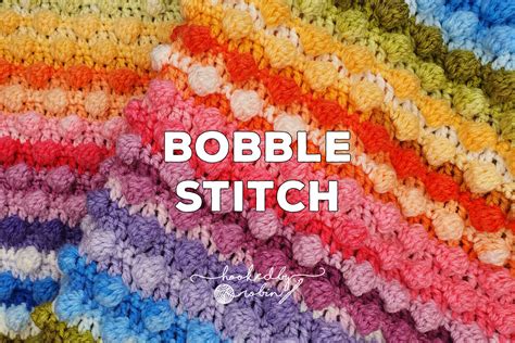 Crochet Bobble Stitch Written Pattern — Hooked By Robin