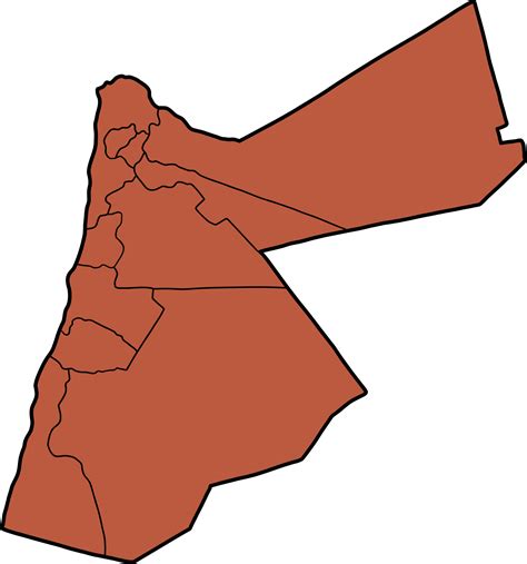 Doodle Freehand Drawing Of Jordan Map Png