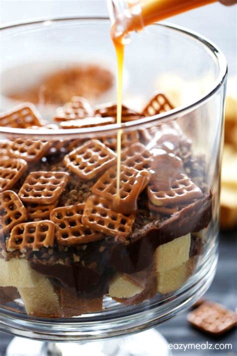 Turtle Pound Cake Trifle Easy Peasy Meals