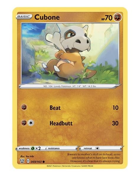 Cubone Card