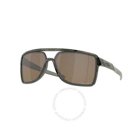 Oakley Castel Prizm Tungsten Polarized Rectangular Men S Sunglasses Oo9147 914704 63