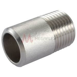 Bspt Male Welding Nipple Stainless Steel Megaflex