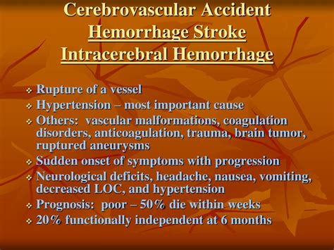 Ppt Cerebrovascular Accident Cva Powerpoint Presentation Free Download Id 3282332