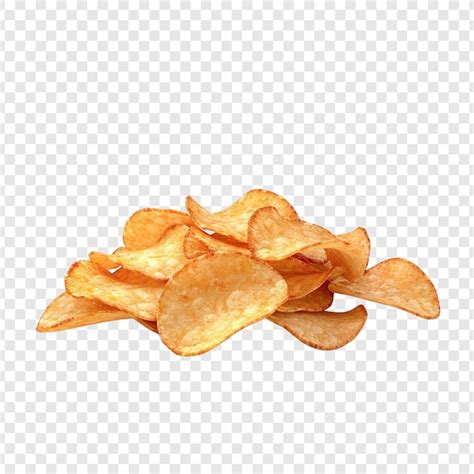 Crispy Potato Chips Premium Ai Generated Psd