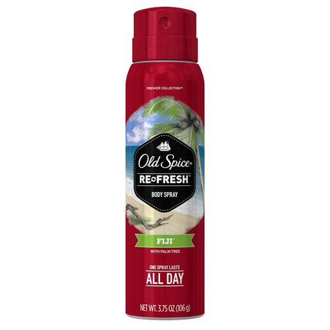 Old Spice Fresh Collection Fiji Mens Body Spray 375 Ounce