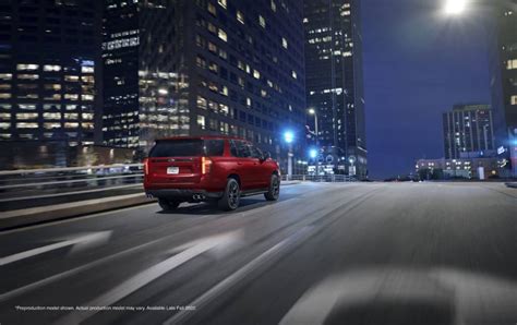 Chevy Tahoe Rst Performance Edition Debuts With More Power