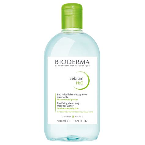 Bioderma Sébium H2O Dung dịch làm sạch và tẩy trang Micellar 500ml