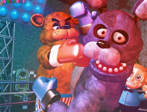 Freddy And Bonnie Boxing Rfivenightsatfreddys