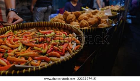 Close Portrait Indonesian Street Food Such Stock Photo 2233197915 ...