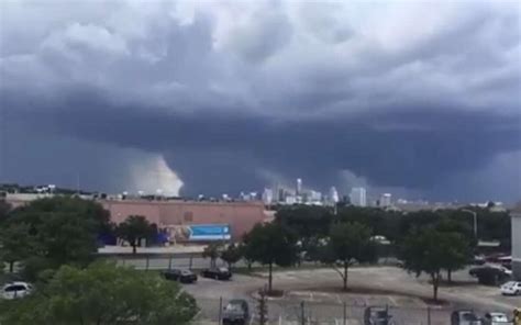 Man captures rare microburst wind formation over Austin during June 5th storms