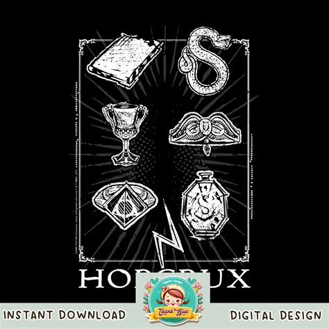 Harry Potter Horcrux Symbols png, digital download, instant - Inspire Uplift