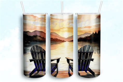 Lake Life Oz Skinny Tumbler Design Graphic By Mastenic Creative Fabrica