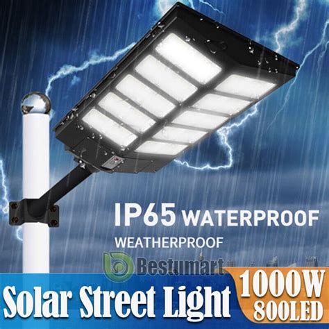 Lamparas Led Solares Luces Para Exterior 1000W Focos Solares Calle Dusk