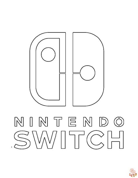 Printable Nintendo Switch Coloring Pages Coloring Pages