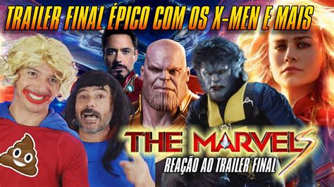 Trailer FINAL ÉPICO de The MARVELS X MEN Vingadores e mais